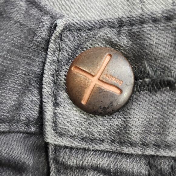 Codes Combine Basic+ Jeans Mens 32 Gray Slim Straight Leg Stretch Denim Korean - Picture 2 of 11